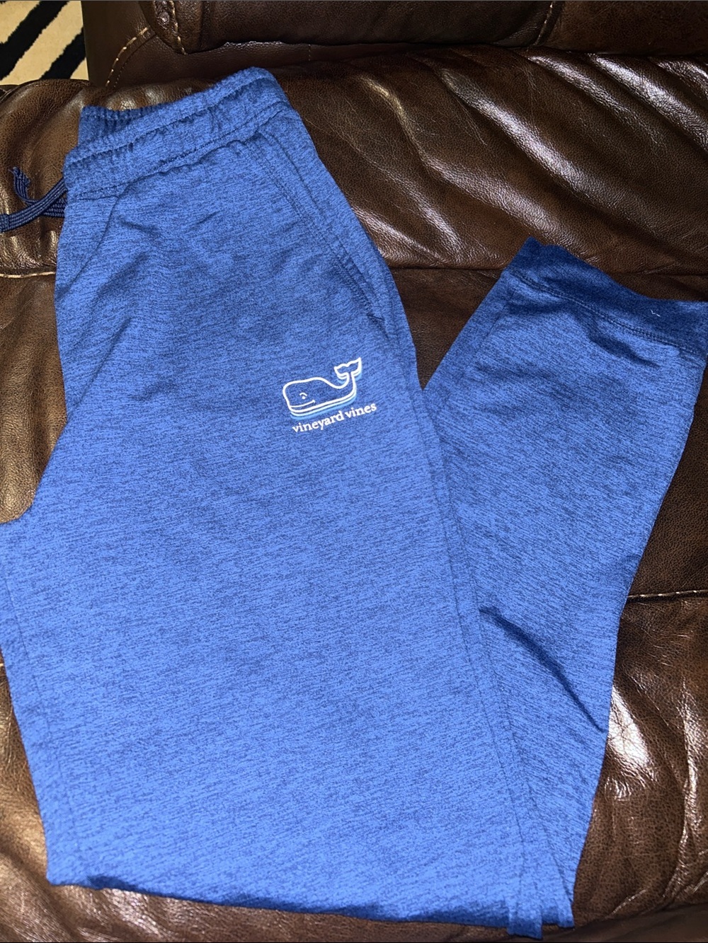 Vineyard Vines L-16 Kids Blue Whale Logo Joggers